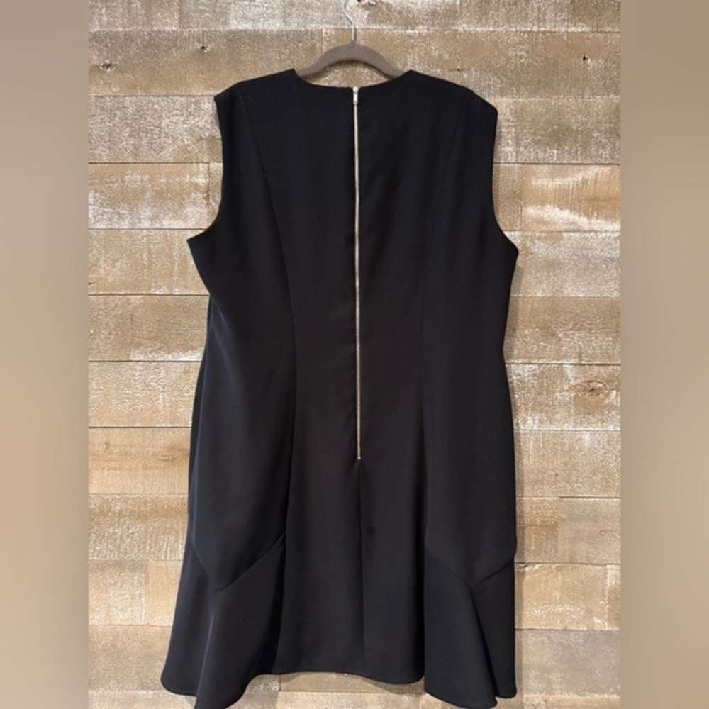 Louis Vuitton Uniformes Elegant Black Midi Dress Size 52 - Picture 3 of 5